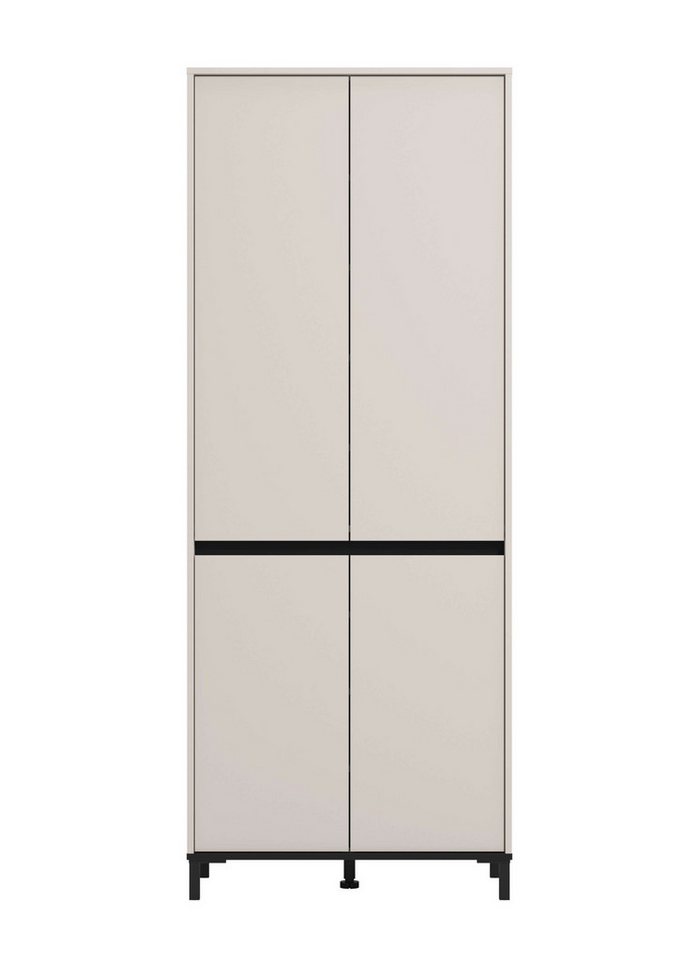 Home affaire Schuhschrank Flannan, Schuhregal, Schuhkommode, Gesamthöhe 205,5 cm acht Regale und eine Schublade, Gesamtbreite 80 cm – Bild 3 von 5