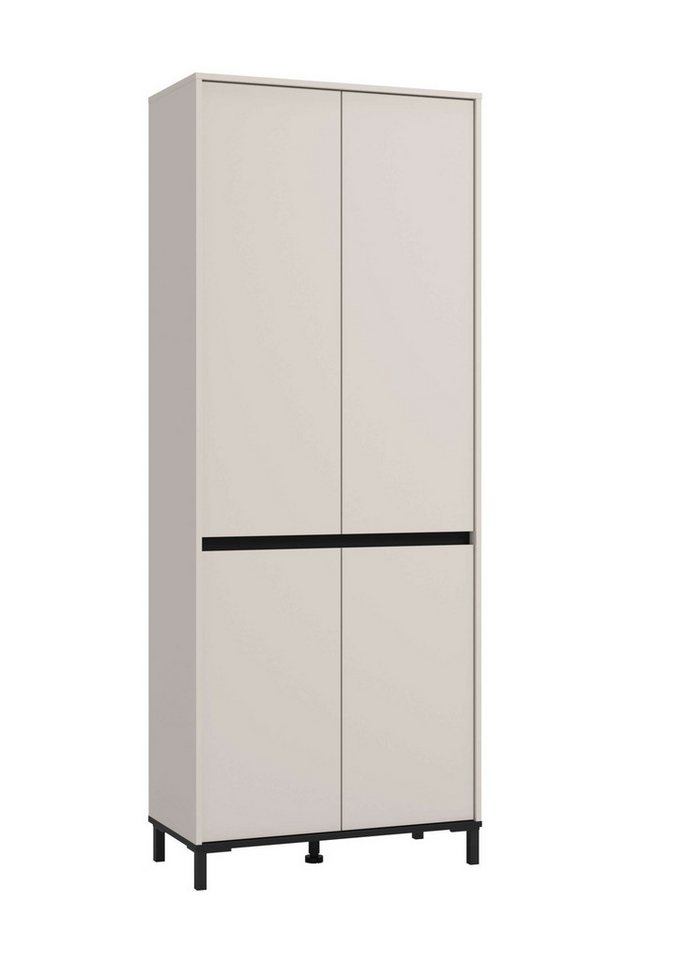 Home affaire Schuhschrank Flannan, Schuhregal, Schuhkommode, Gesamthöhe 205,5 cm acht Regale und eine Schublade, Gesamtbreite 80 cm – Bild 4 von 5