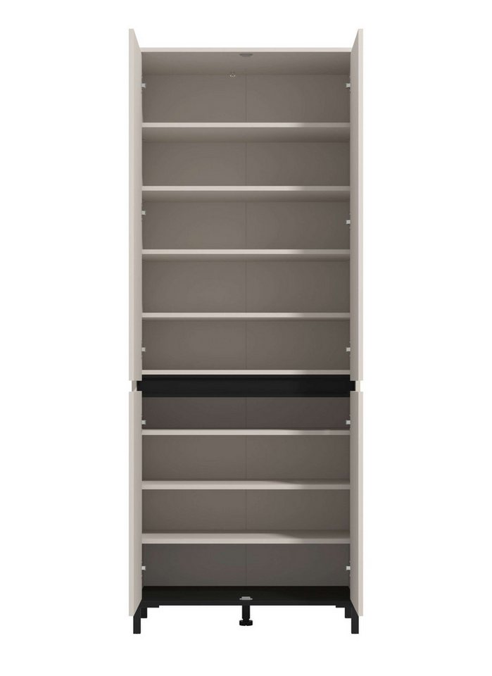 Home affaire Schuhschrank Flannan, Schuhregal, Schuhkommode, Gesamthöhe 205,5 cm acht Regale und eine Schublade, Gesamtbreite 80 cm – Bild 5 von 5