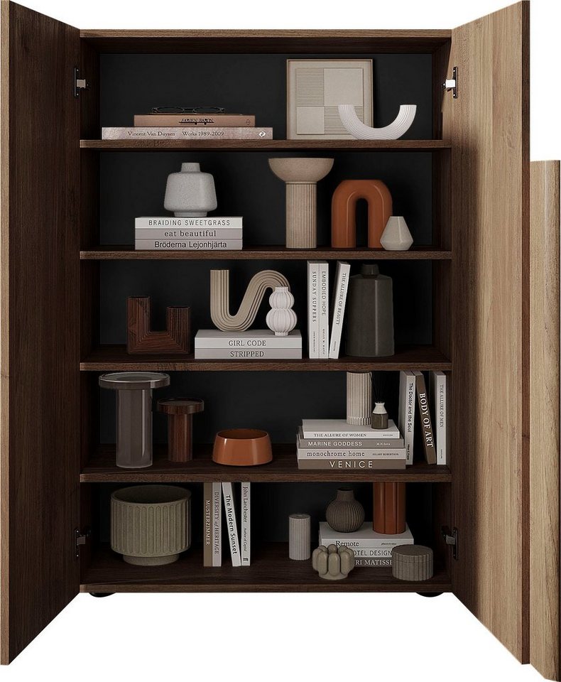 Home affaire Schuhschrank Jupiter, Kommode mit 4 Böden Breite 78 cm – Bild 3 von 5