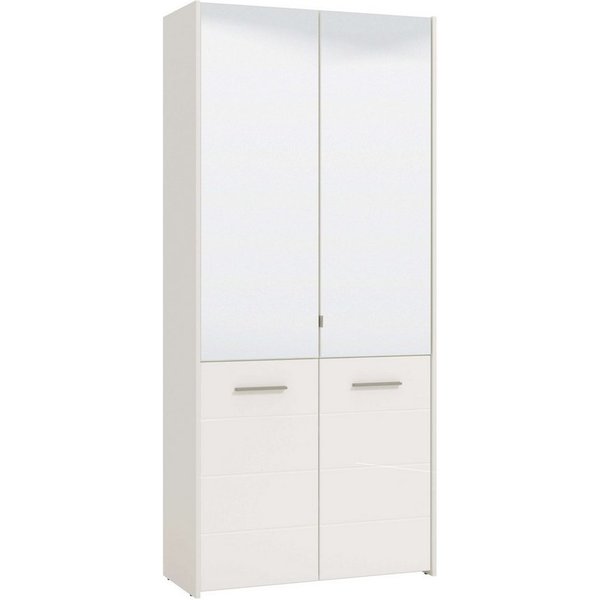 Home affaire Schuhschrank Menorca Schuhkommode, Lagerschrank, Schuhregal, Breite 90 cm mit vier Türen, in modernen und eleganten Farben, mit zwei Spiegeln