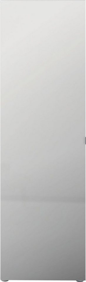 Home affaire Schuhschrank Tozzi, Schuhregal, Schuhkommode, hochglanz lackiert, nur 20 cm tief mit 1 Spiegeltür und sanft schließende Tür, Breite 60 cm,Höhe 200  – Bild 3 von 5