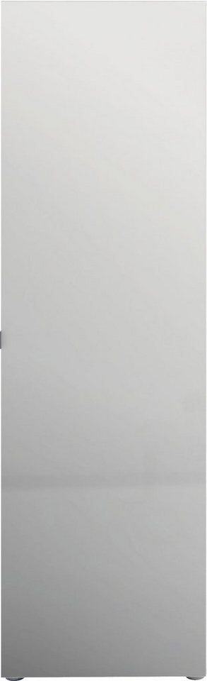 Home affaire Schuhschrank Tozzi, Schuhregal, Schuhkommode, hochglanz lackiert, nur 20 cm tief mit 1 Spiegeltür und sanft schließende Tür, Breite 60 cm,Höhe 200  – Bild 4 von 5