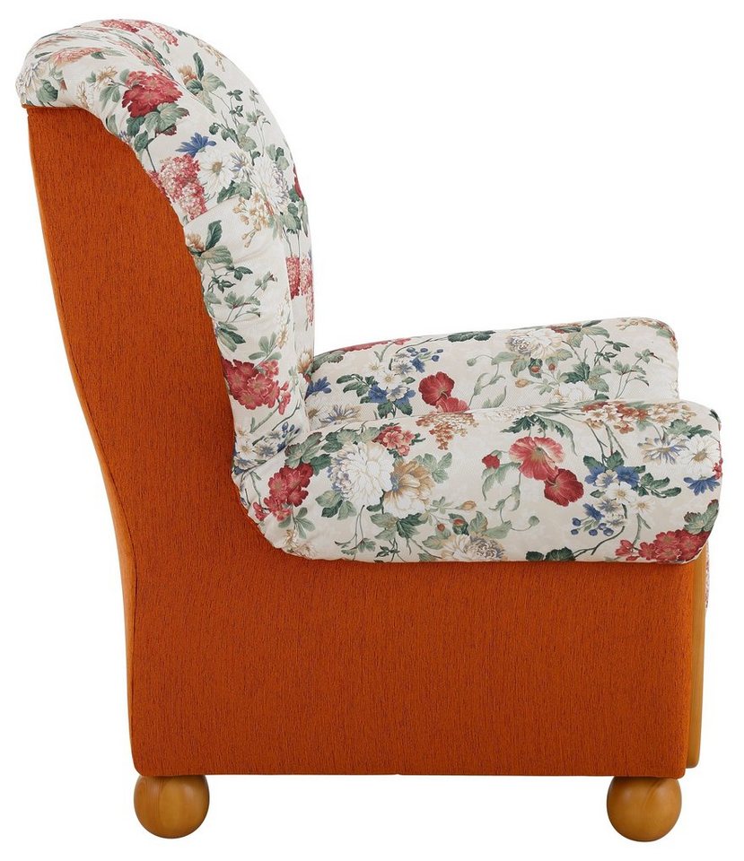 Home affaire Sessel Milano, bequemer Ohrensessel im Landhaus-Stil, Breite 99cm, Hochlehnsessel – Bild 5 von 5