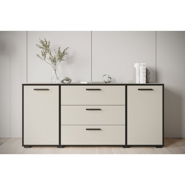 Home affaire Sideboard BOGOTA, moderne Kommode, Schubladenschrank mit verstellbaren Einlegeböden
