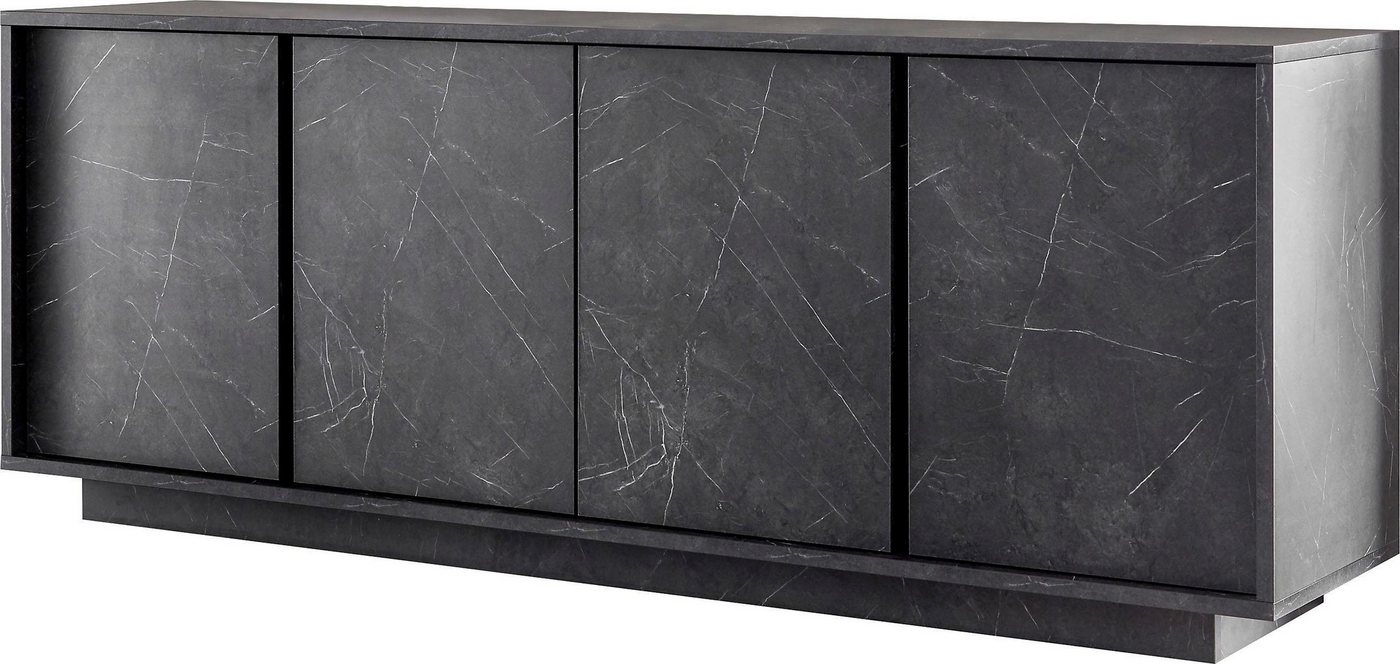 Home affaire Sideboard Carrara, grifflos – Bild 2 von 5