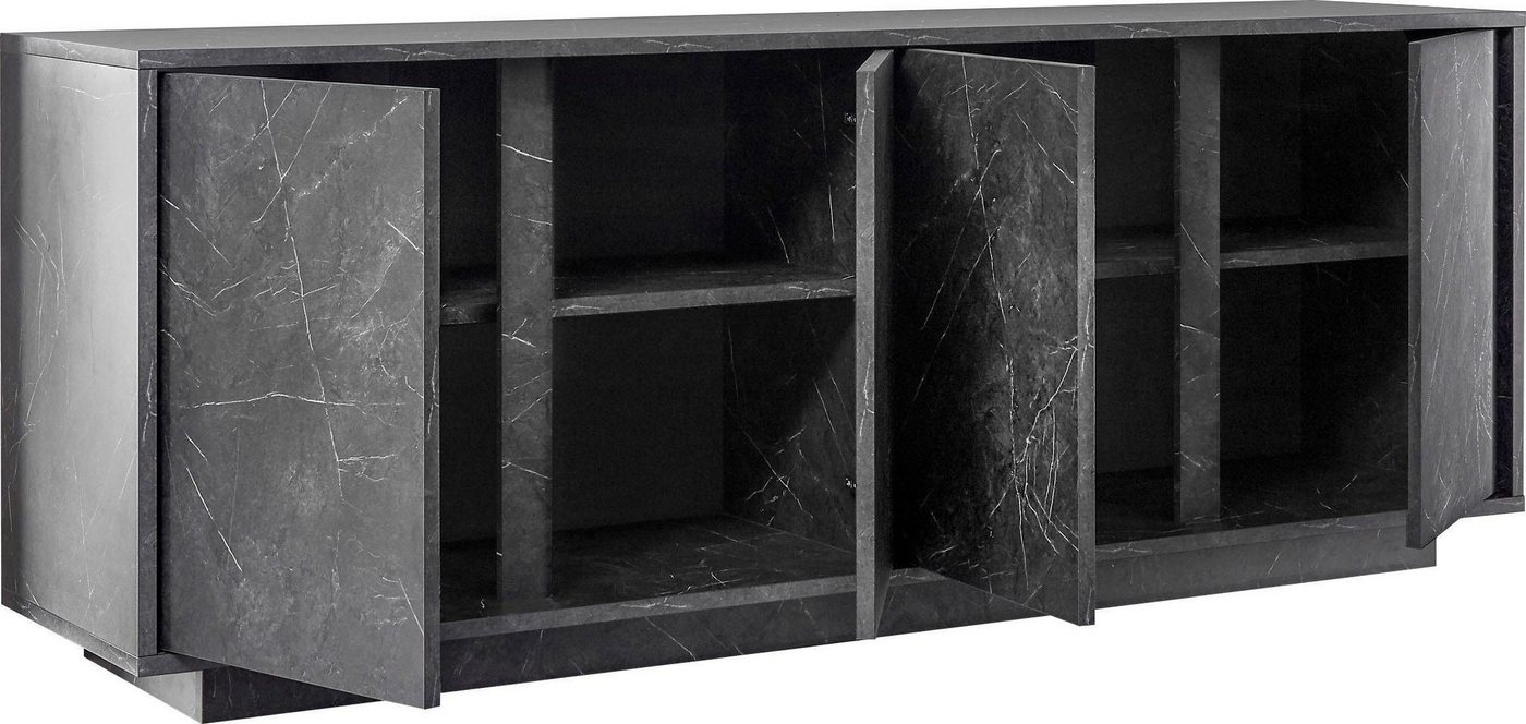Home affaire Sideboard Carrara, grifflos – Bild 3 von 5