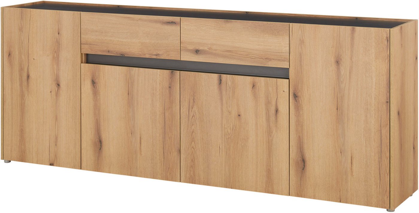 Home affaire Sideboard City/Giron, moderner Schrank, Kommode, Stauraumschrank, zeitlos, modern, ausreichend Stauraum, vielseitig einsetzbar – Bild 2 von 5