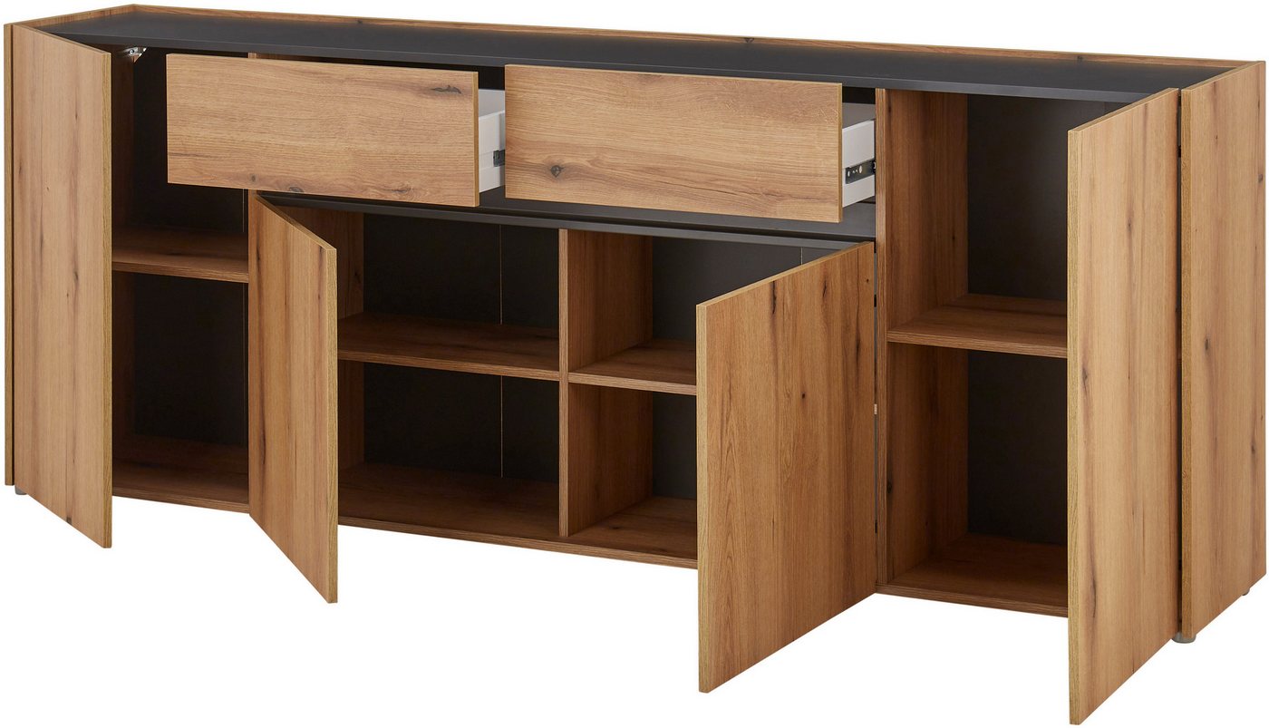 Home affaire Sideboard City/Giron, moderner Schrank, Kommode, Stauraumschrank, zeitlos, modern, ausreichend Stauraum, vielseitig einsetzbar – Bild 4 von 5