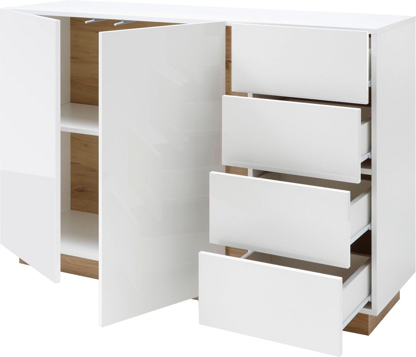 Home affaire Sideboard CLAiR Sideboard 53, Breite 138 cm – Bild 4 von 5