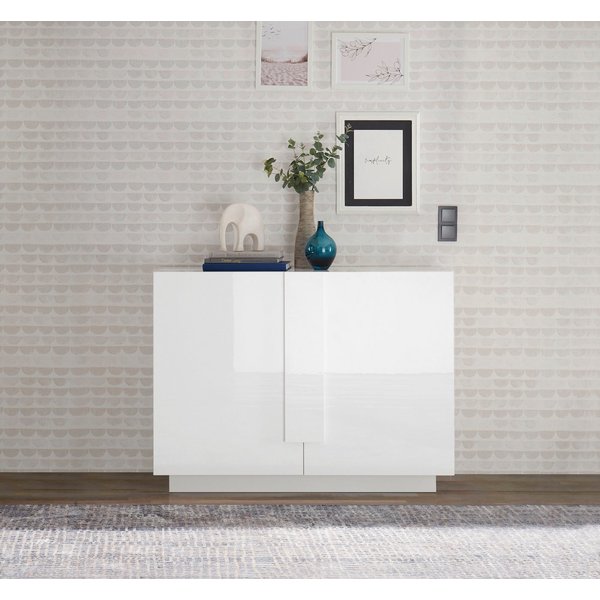 Home affaire Sideboard Jupiter, Breite 121 cm, Kommode 2 Türen - Soft Closing, Anrichte, moderne Griffblende, FSC®, cleveres Stauraumkonzept