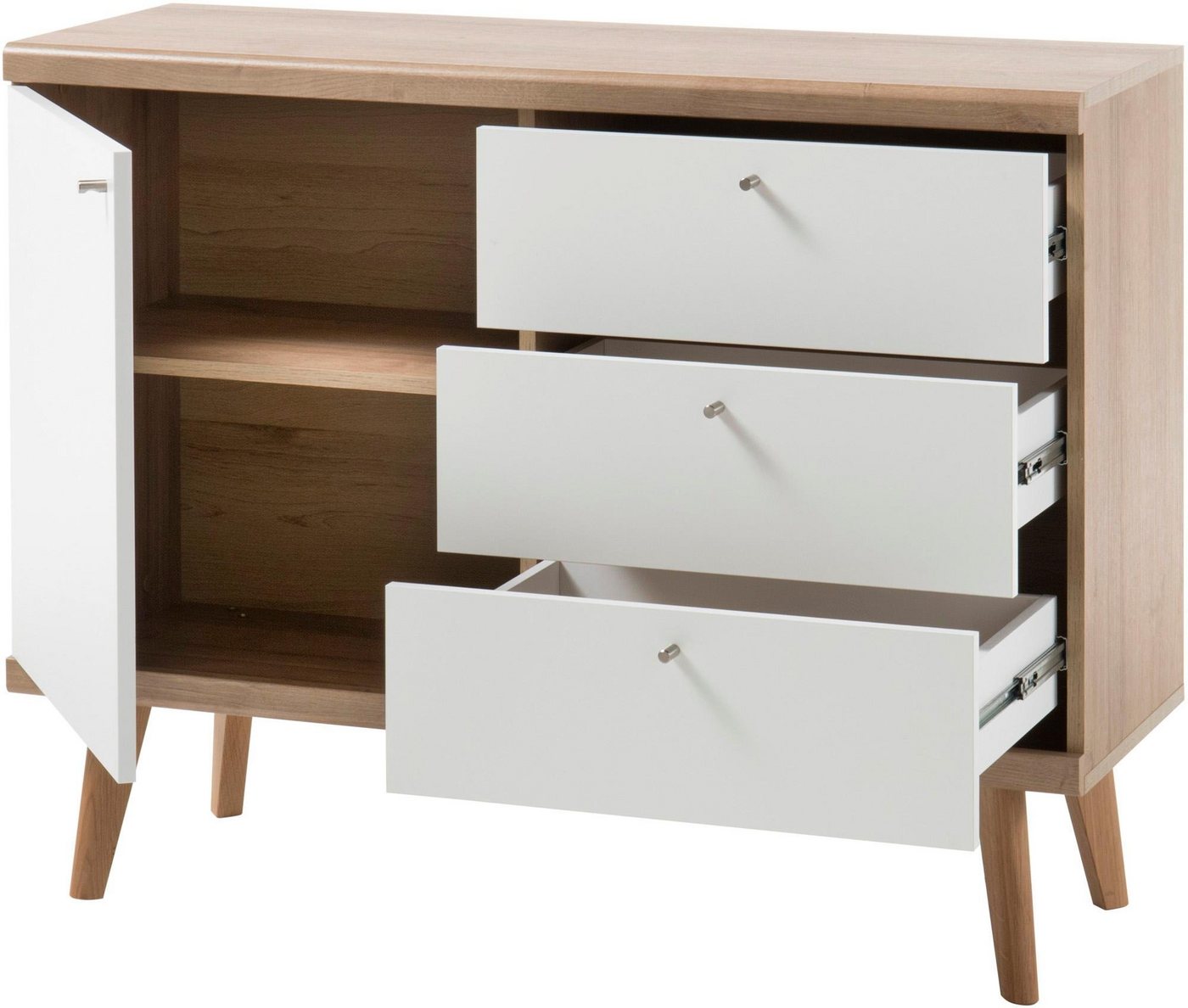 Home affaire Sideboard Merle, Scandi Design, Breite 107 cm – Bild 4 von 5