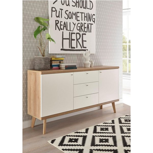 Home affaire Sideboard Merle, im skandinavischen Design, Breite 160 cm