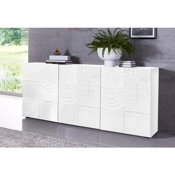 Home affaire Sideboard Miro, Breite 181 cm mit dekorativem Siebdruck