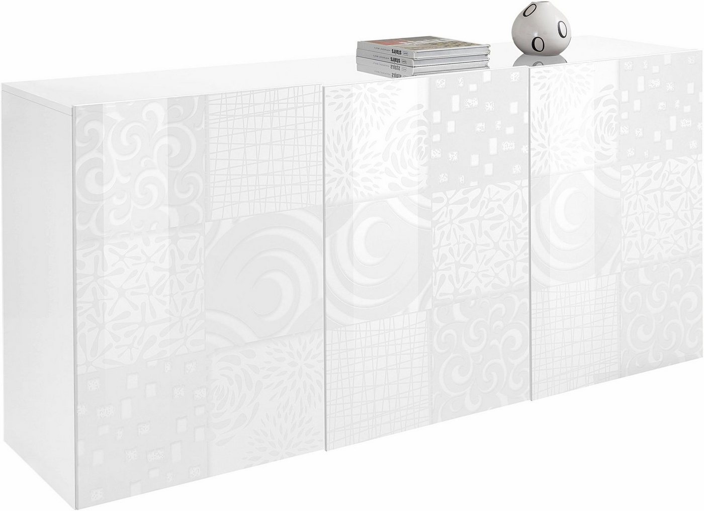 Home affaire Sideboard Miro, Breite 181 cm mit dekorativem Siebdruck – Bild 2 von 5
