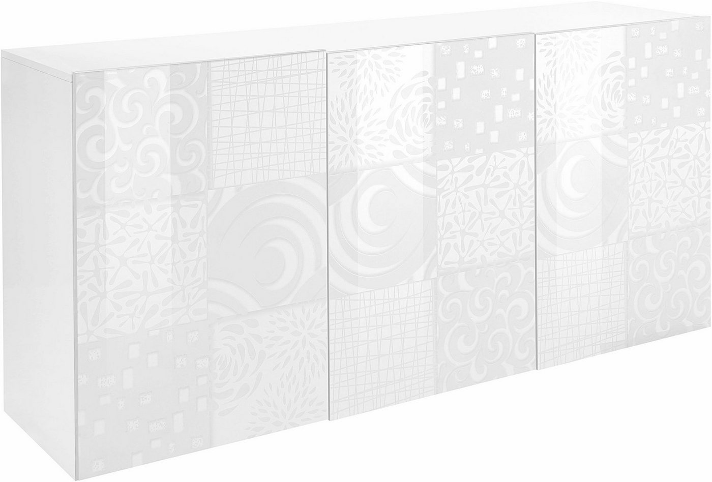 Home affaire Sideboard Miro, Breite 181 cm mit dekorativem Siebdruck – Bild 4 von 5