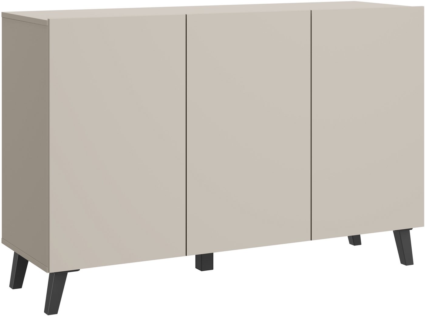 Home affaire Sideboard SIDEBOARD PHUKET II, Stilvolle, grifflose Kommode, Breite 120cm (1 St), Mit 6 Fächern und höhenverstellbaren Einlegeböden – Bild 2 von 5