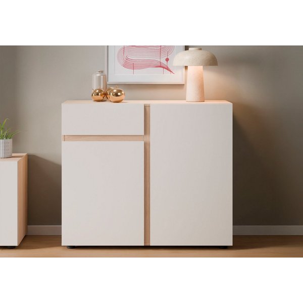 Home affaire Sideboard TAVERA, Sideboard Breite 100 cm, modern, grifflos, viel Stauraum