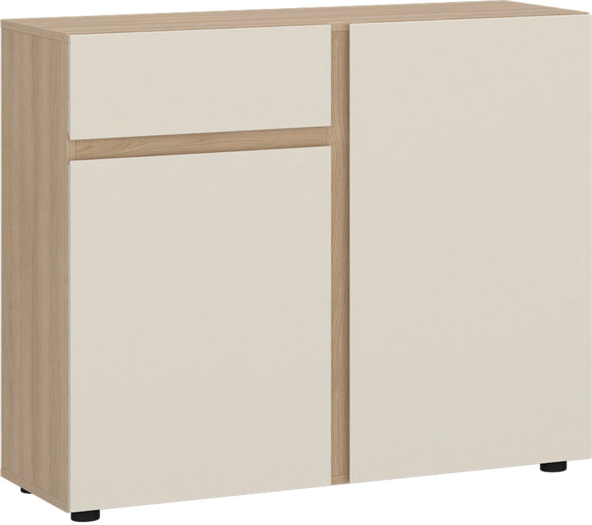 Home affaire Sideboard TAVERA, Sideboard Breite 100 cm, modern, grifflos, viel Stauraum – Bild 2 von 5