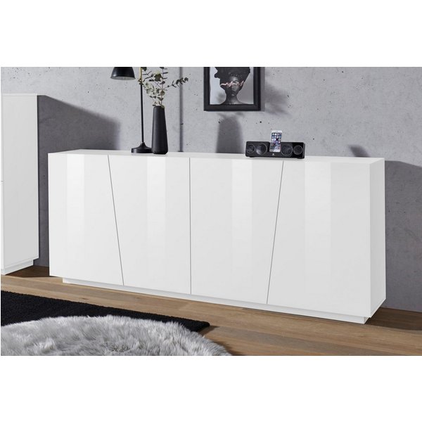 Home affaire Sideboard Vega, Kommode mit 4 Türen, Breite 200 cm
