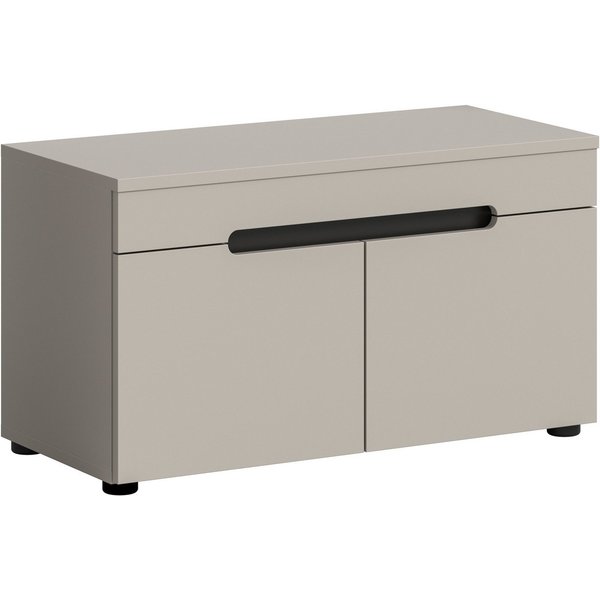 Home affaire Sitzbank REHAT, TOPSELLER!, Breite 80cm, 2 Türen, 2 Fächer (in verschiedenen Farben erhältlich), Garderobenbank, Flurbank, Dielenbank, Bank mit Sta