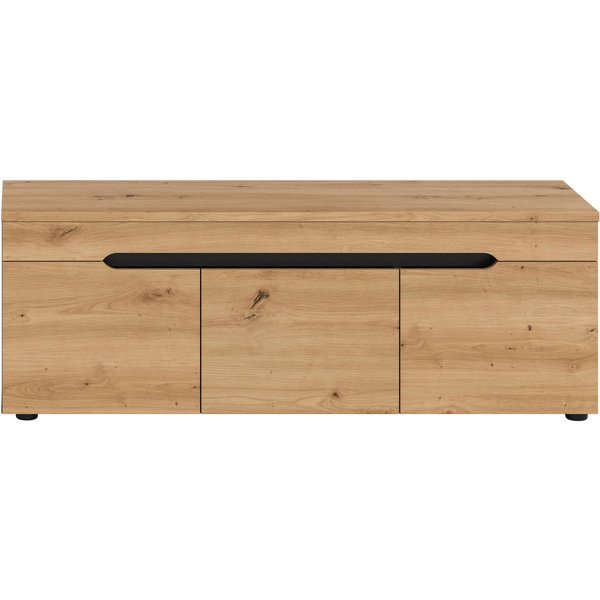 Home affaire Sitzbank REHAT, TOPSELLER!, Breite 120cm, 3 Türen, 4 Fächer (Platz für ca. 10 Schuhpaare), Garderobenbank, Flurbank, Dielenbank, Bank mit Stauraum,