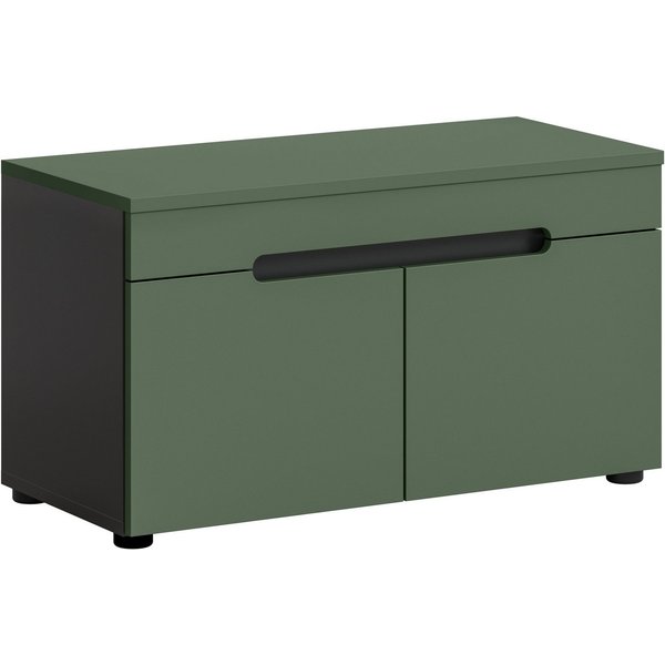 Home affaire Sitzbank REHAT, TOPSELLER!, Breite 80cm, 2 Türen, 2 Fächer (in verschiedenen Farben erhältlich), Garderobenbank, Flurbank, Dielenbank, Bank mit Sta