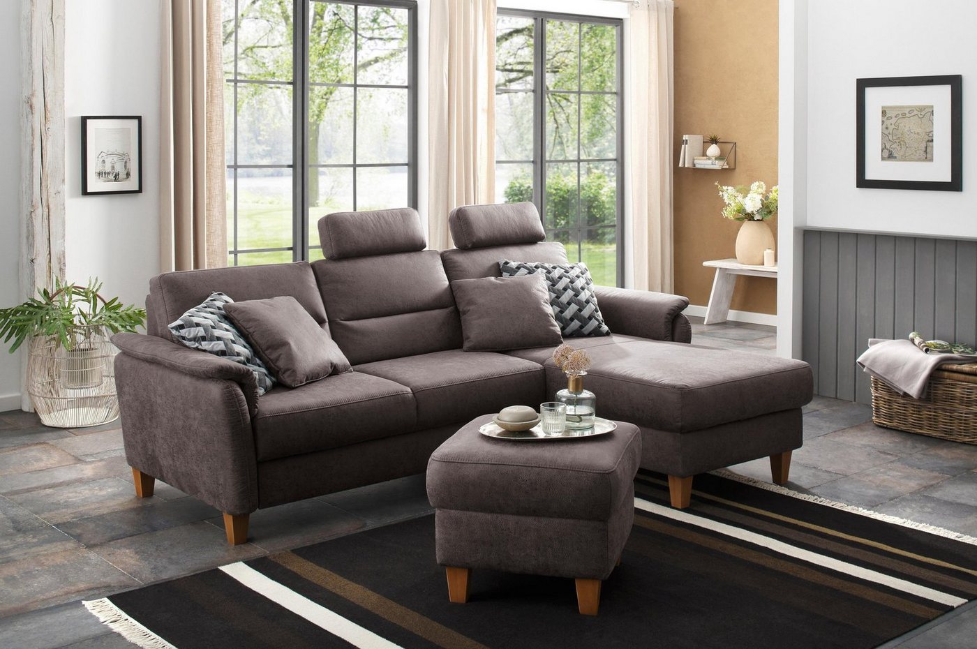 Home affaire Sofa-Kopfstütze Palmera, B: 50 cm, (2-St), Set: 2 Stück, passend zur Serie – Bild 2 von 5
