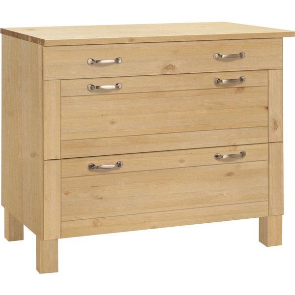 Home affaire Unterschrank Alby Breite 100 cm, 3 Schubladen