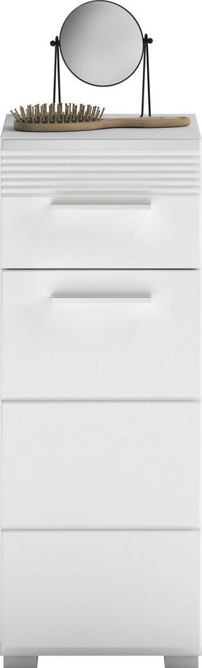 Home affaire Unterschrank Malmö, Breite 30 cm, 1 Tür (Türanschlag wechselbar), 1 Schubkasten in verschiedenen Farben erhältlich, Badmöbel, Badschrank, Kommode,  – Bild 3 von 5