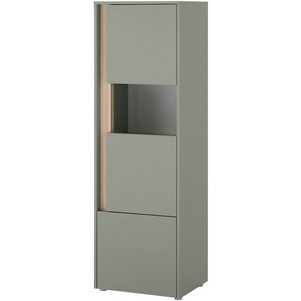Home affaire Vitrine City/Giron, moderner Hochschrank, Glasvitrine zeitlos, modern, ausreichend Stauraum, vielseitig einsetzbar
