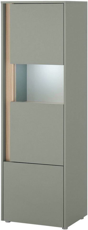 Home affaire Vitrine City/Giron, moderner Hochschrank, Glasvitrine zeitlos, modern, ausreichend Stauraum, vielseitig einsetzbar – Bild 2 von 5