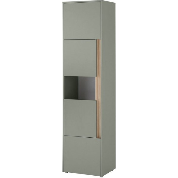 Home affaire Vitrine City/Giron, moderner Hochschrank, Glasvitrine zeitlos, modern, ausreichend Stauraum, vielseitig einsetzbar