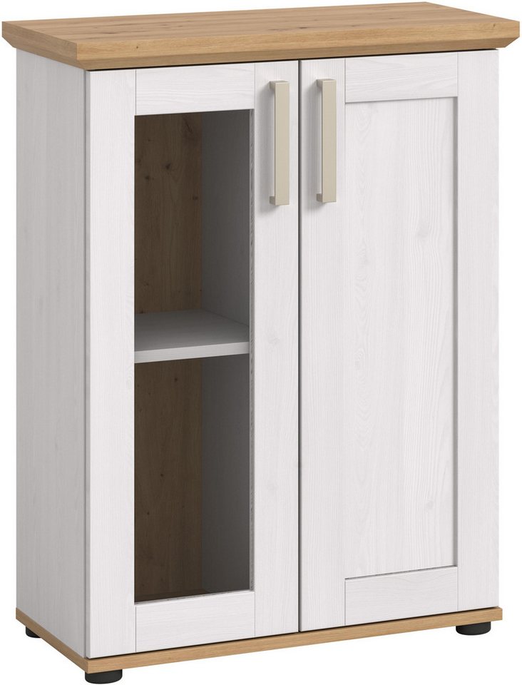 Home affaire Vitrine Cosenza, Höhe 80 cm, 2 Türen, 2Fächer (1-St) Vitrine, Höhe 88 cm, Wohnzimmer, Esszimmer – Bild 3 von 5