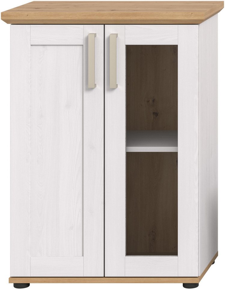 Home affaire Vitrine Cosenza, Höhe 80 cm, 2 Türen, 2Fächer (1-St) Vitrine, Höhe 88 cm, Wohnzimmer, Esszimmer – Bild 5 von 5