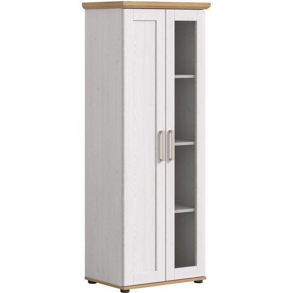 Home affaire Vitrine Cosenza, Höhe 161 cm, 2 Türen, 4 Fächer (1-St) Vitrine, Höhe 161 cm, Wohnzimmer, Esszimmer