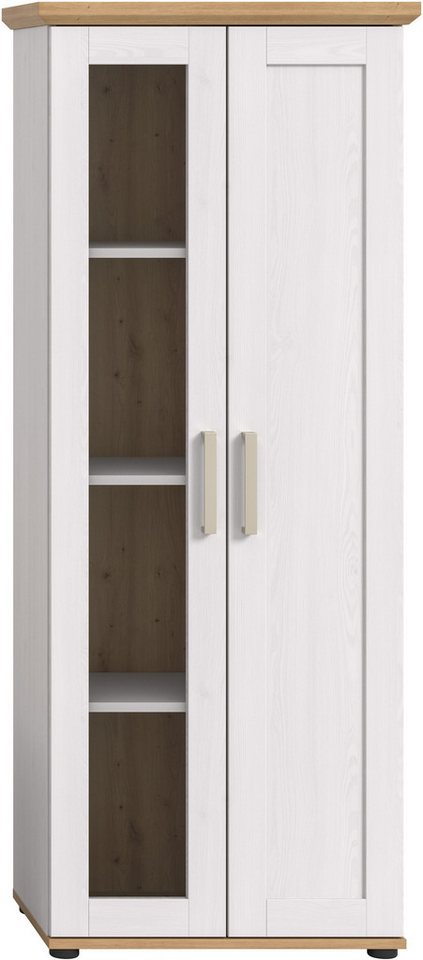 Home affaire Vitrine Cosenza, Höhe 161 cm, 2 Türen, 4 Fächer (1-St) Vitrine, Höhe 161 cm, Wohnzimmer, Esszimmer – Bild 4 von 5