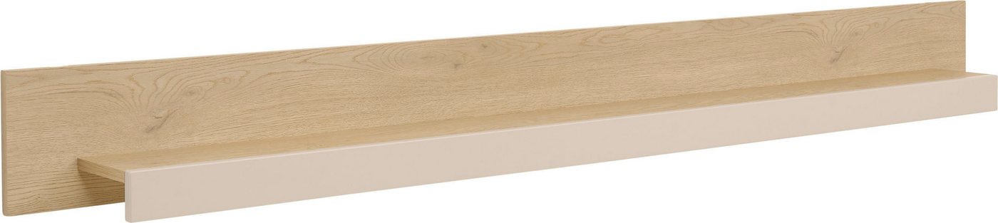 Home affaire Wandboard Cantara, modernes Wandregal, Hängeregal mit Ablagefach, vielseitig einsetzbar, in Eiche Evoke, Weiß oder Kaschmir erhältlich – Bild 2 von 5