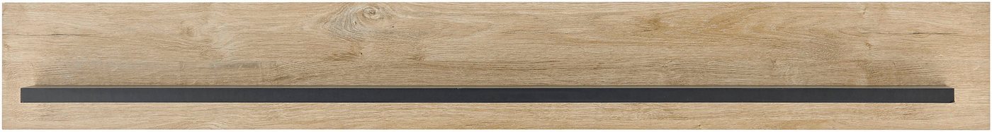 Home affaire Wandboard Cornwall, Wandregal im Landhausstil, Wandhalter mit Ablagefläche, 1-tlg., vielseitig einsetzbares Hängeregal, Breite 150 cm, warmes Eiche – Bild 3 von 5
