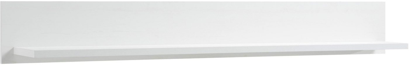 Home affaire Wandboard Cremona, modernes Wandregal, Wandhalter mit Ablagefach, 146 cm breit, vielseitig einsetzbares Hängeregal, in Pinie Weiß mit Wotan Eiche – Bild 3 von 5