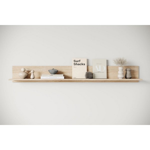 Home affaire Wandboard Wandregal Vera, 1-tlg., ideal für Deko & Bücher, 138x23x18 cm, hängend