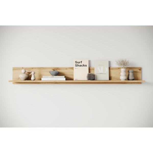 Home affaire Wandboard Wandregal Vera, 1-tlg., ideal für Deko & Bücher, 138x23x18 cm, hängend