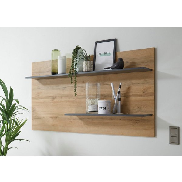 Home affaire Wandregal City/Giron, modernes Wandboard, Wandhalter mit Ablagefläche, vielseitig einsetzbares Hängeregal