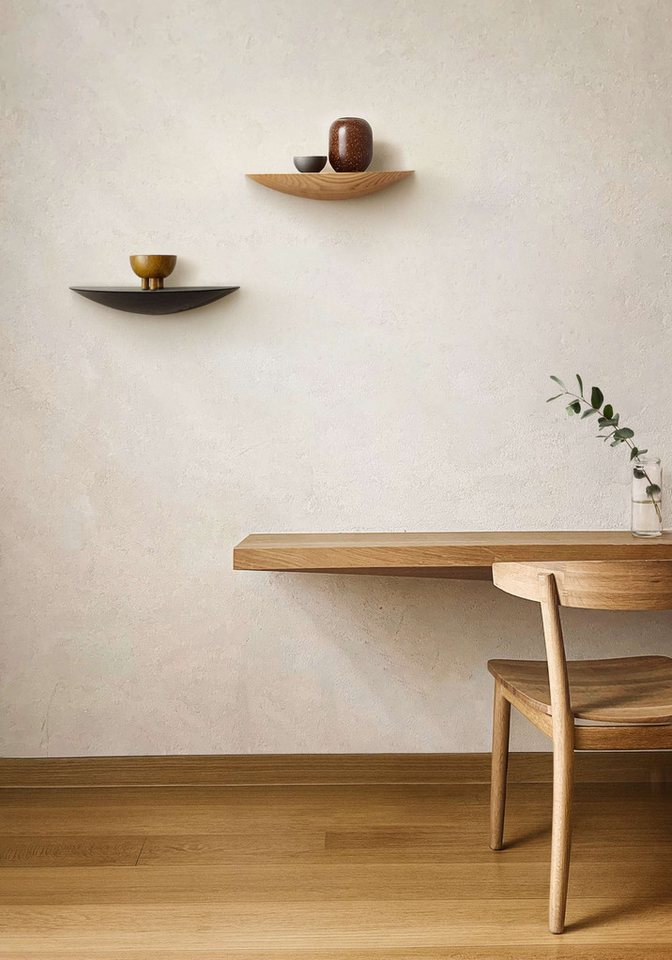 Home affaire Wandregal Drop, Regal, Wandboard, Ablage, 1-tlg., Breite 30 cm, Massivholz, FSC®-zertifiziert – Bild 2 von 5