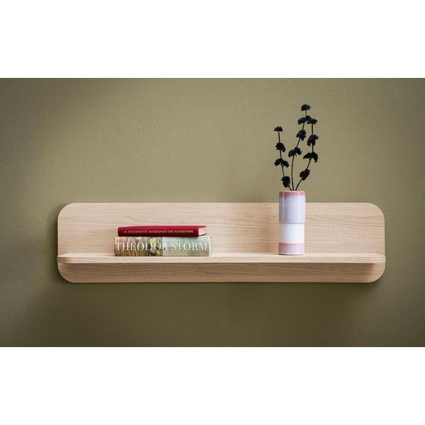 Home affaire Wandregal Torsby, modernes Wandboard Wandhalter mit Ablagefläche, 90 cm breit, vielseitig einsetzbares Hängeregal, abgerundete Ecken