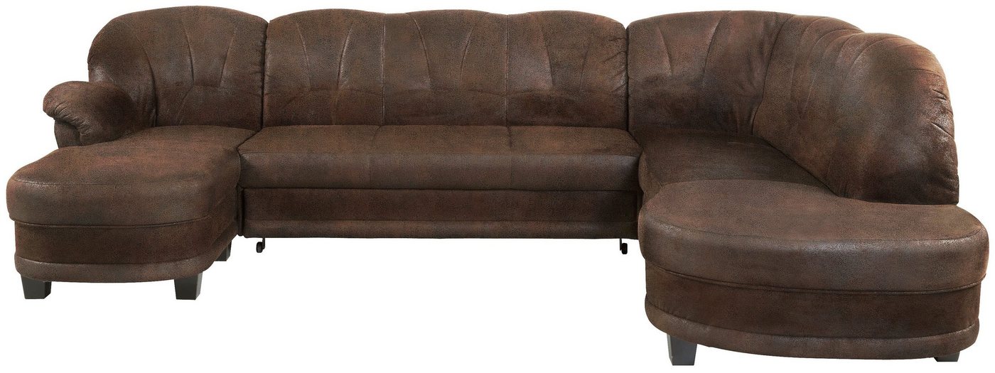 Home affaire Wohnlandschaft Camelita, viel Platz, bequem und zeitlos, Breite 289cm, U-Form, wahlweise mit Bettfunktion – Bild 2 von 5