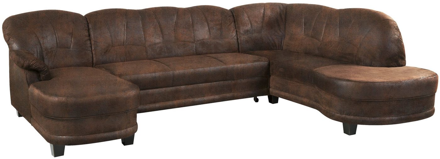 Home affaire Wohnlandschaft Camelita, viel Platz, bequem und zeitlos, Breite 289cm, U-Form, wahlweise mit Bettfunktion – Bild 3 von 5