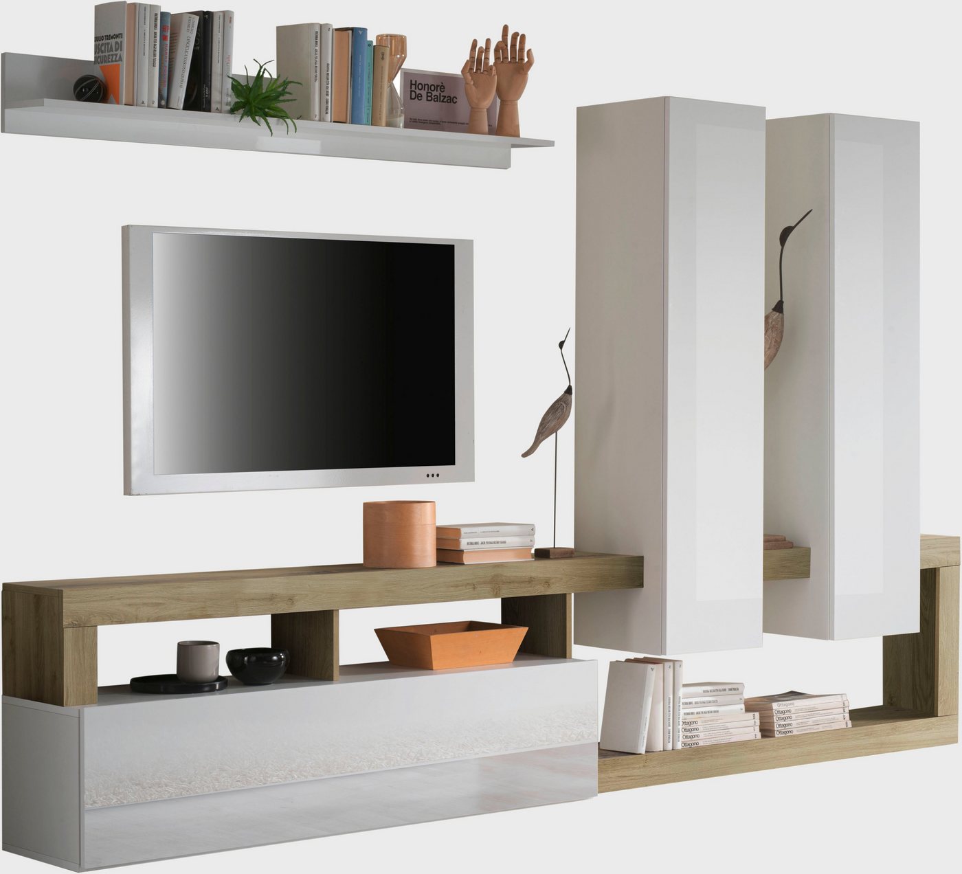 Home affaire Wohnwand Hamburg, (Set, 4-St) – Bild 2 von 5