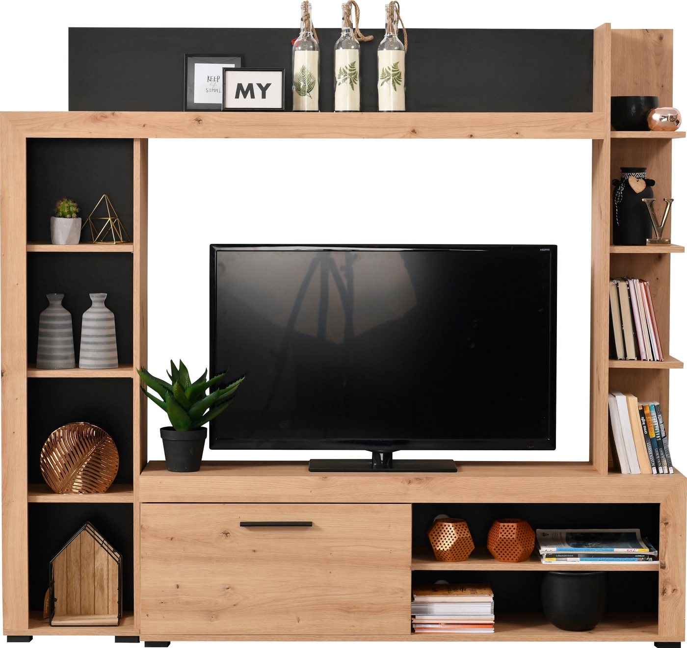 Home affaire Wohnwand Rubi, (4-St) – Bild 2 von 5
