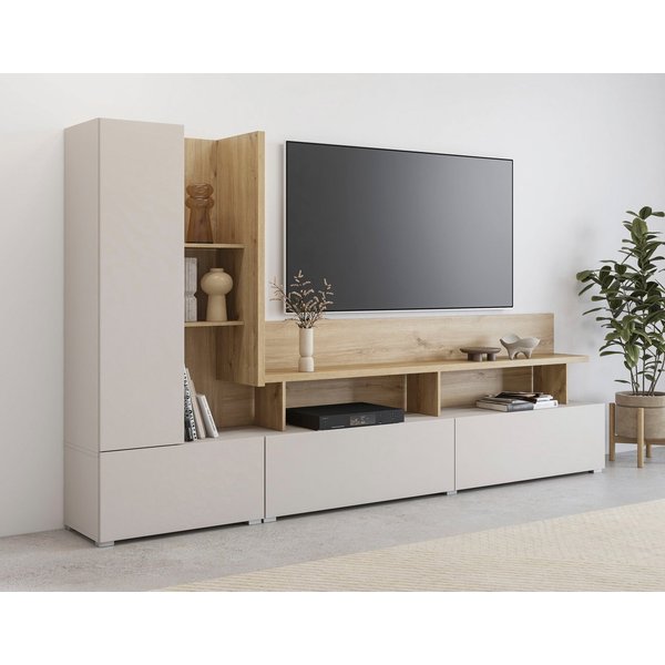 Home affaire Wohnwand Serio, (Komplett-Set, 1-St), Breite 270 cm.